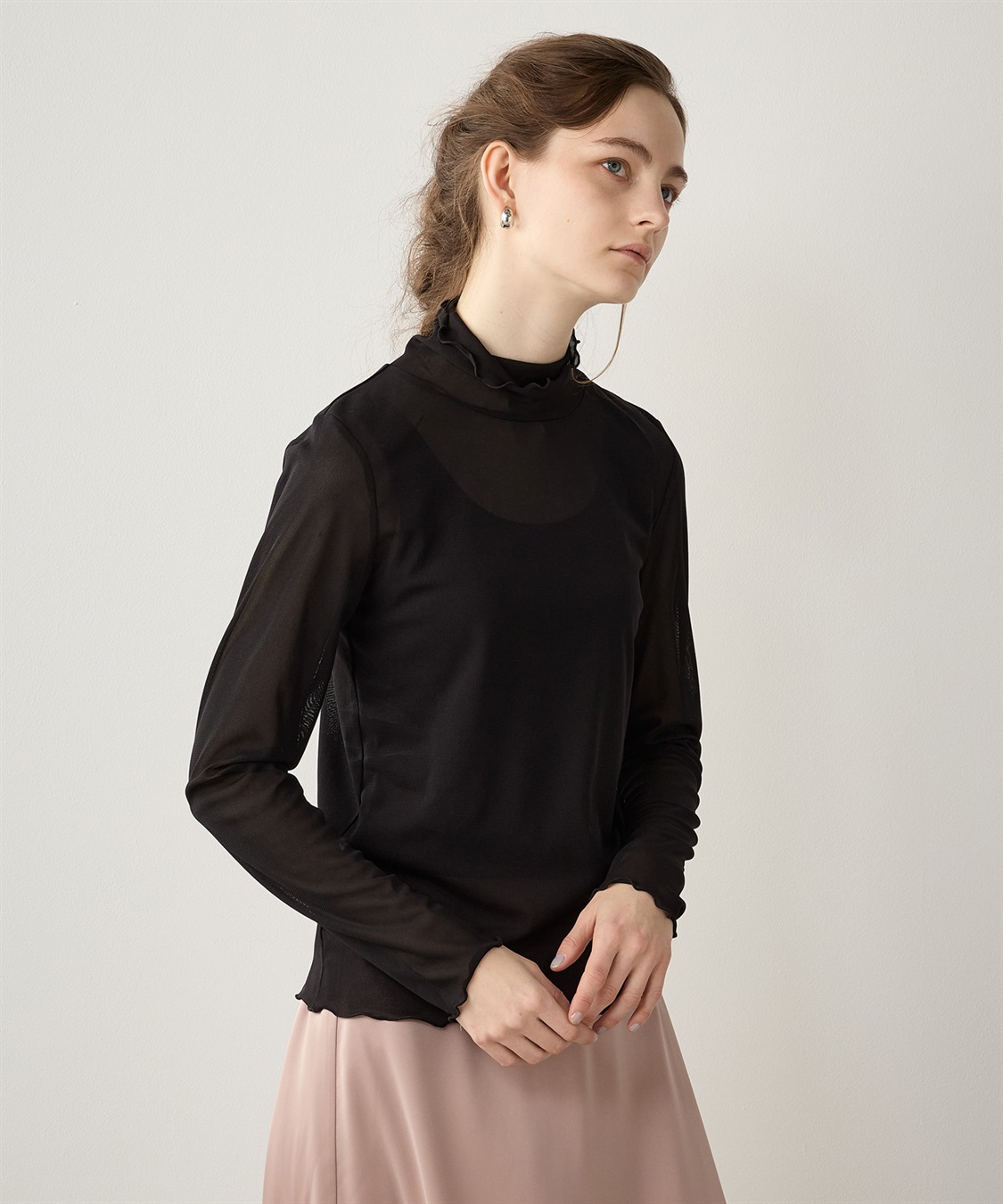 LE SOUK HOLIDAY パワーネットハイネックプルオーバー_sub_2