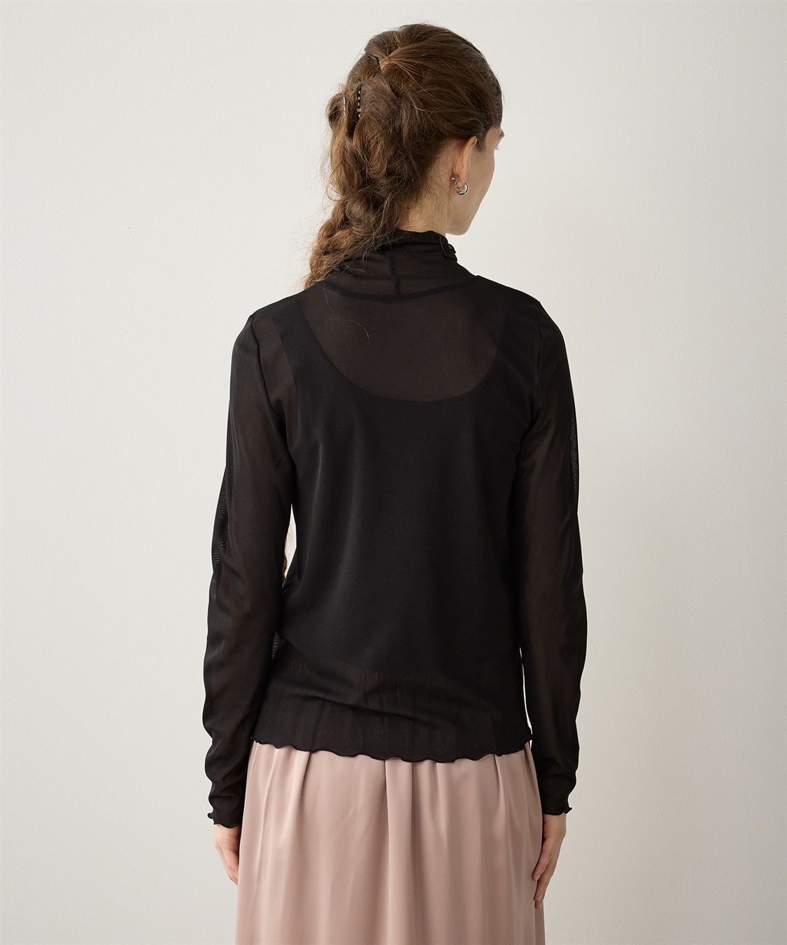 LE SOUK HOLIDAY パワーネットハイネックプルオーバー_sub_3