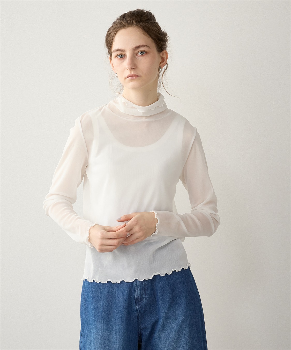 LE SOUK HOLIDAY パワーネットハイネックプルオーバー_sub_9