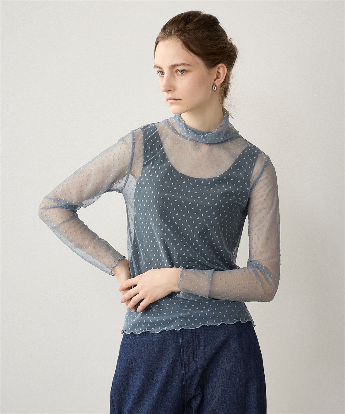 LE SOUK HOLIDAY パワーネットハイネックプルオーバー_sub_13