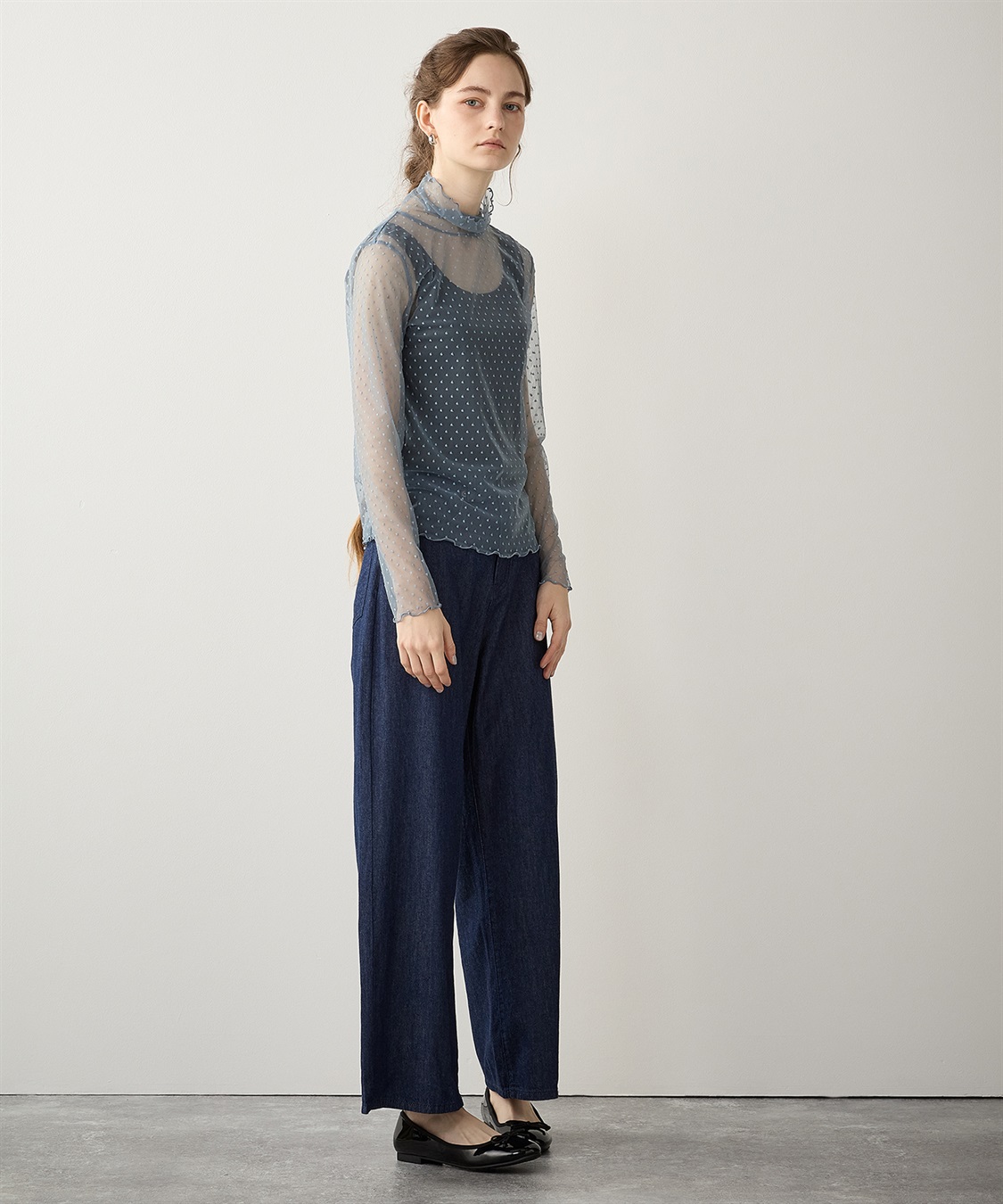 LE SOUK HOLIDAY パワーネットハイネックプルオーバー_sub_14