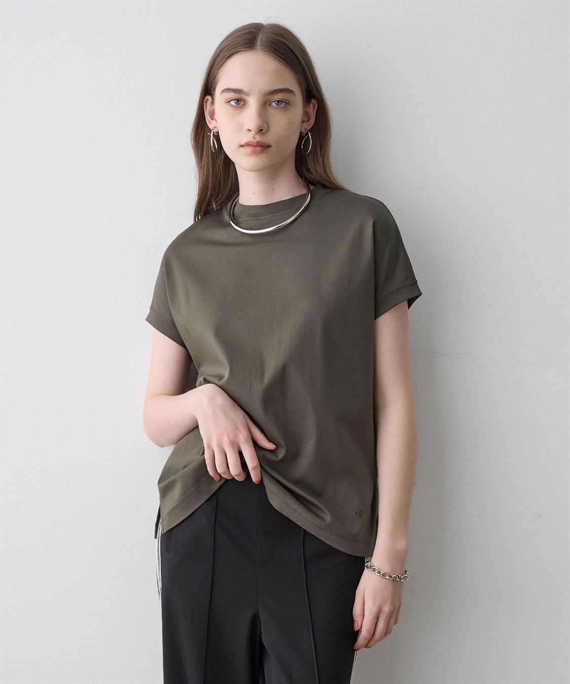 LE SOUK HOLIDAY 【接触冷感】モックネックTシャツ_sub_12