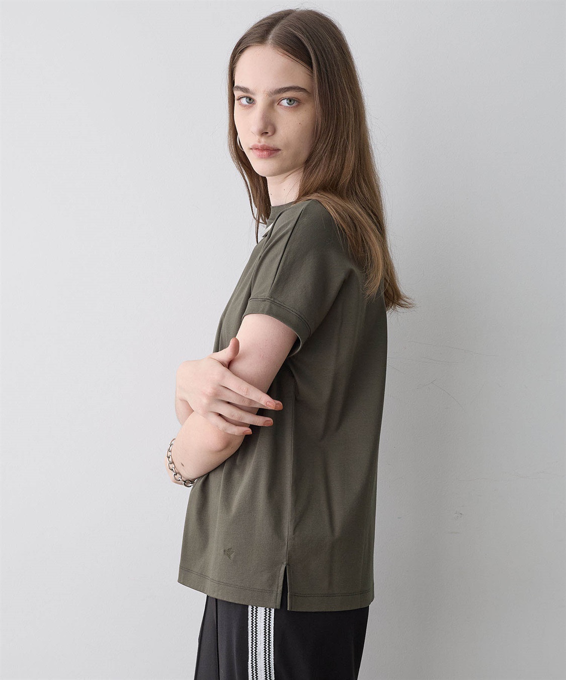 LE SOUK HOLIDAY 【接触冷感】モックネックTシャツ_sub_16