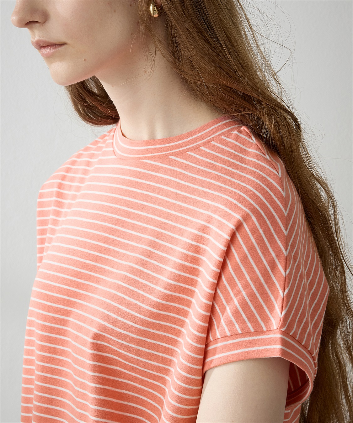 LE SOUK HOLIDAY モックネックボーダーTシャツ_sub_13