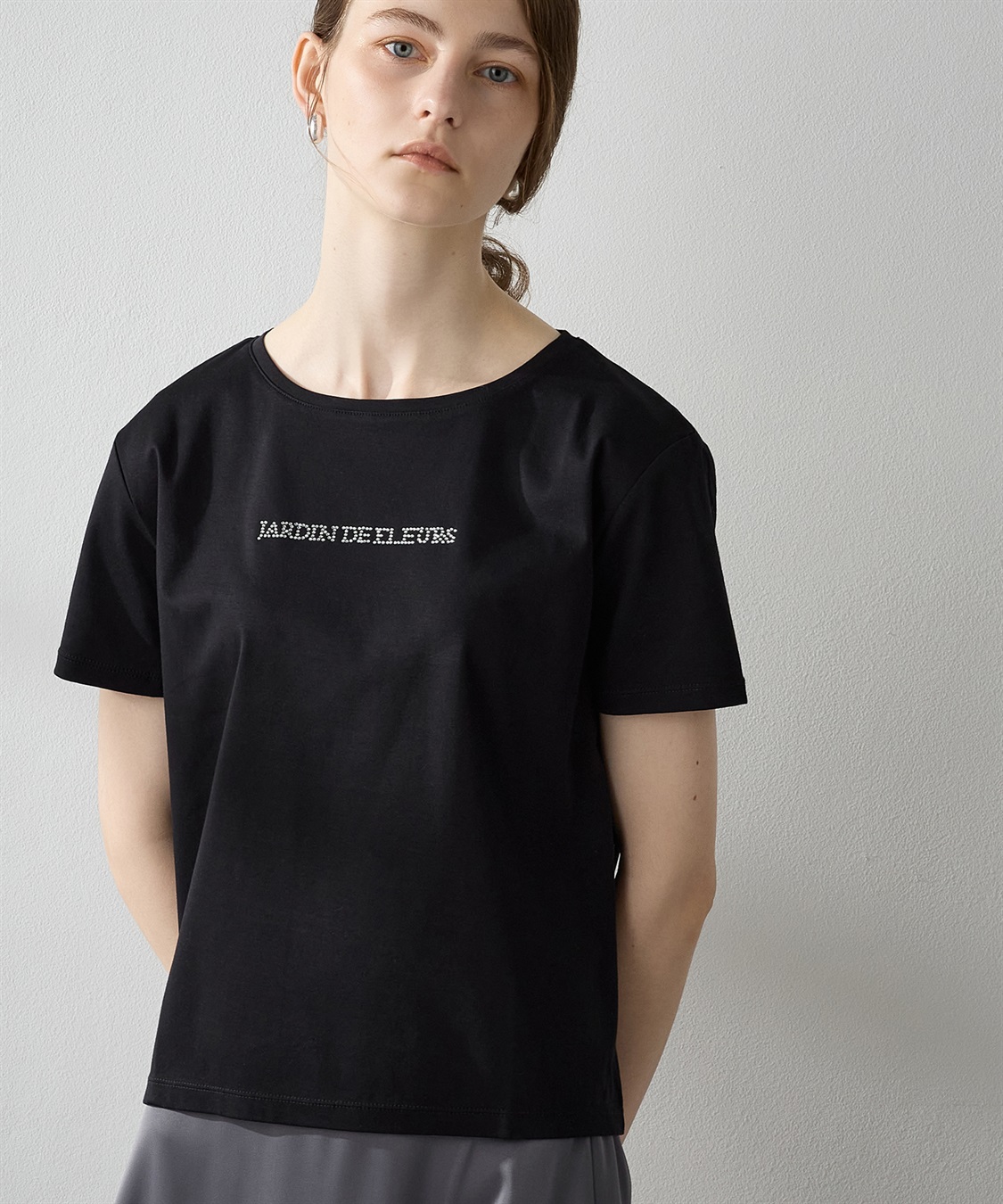 LE SOUK HOLIDAY 【接触冷感】ラインストーンTシャツ_sub_6