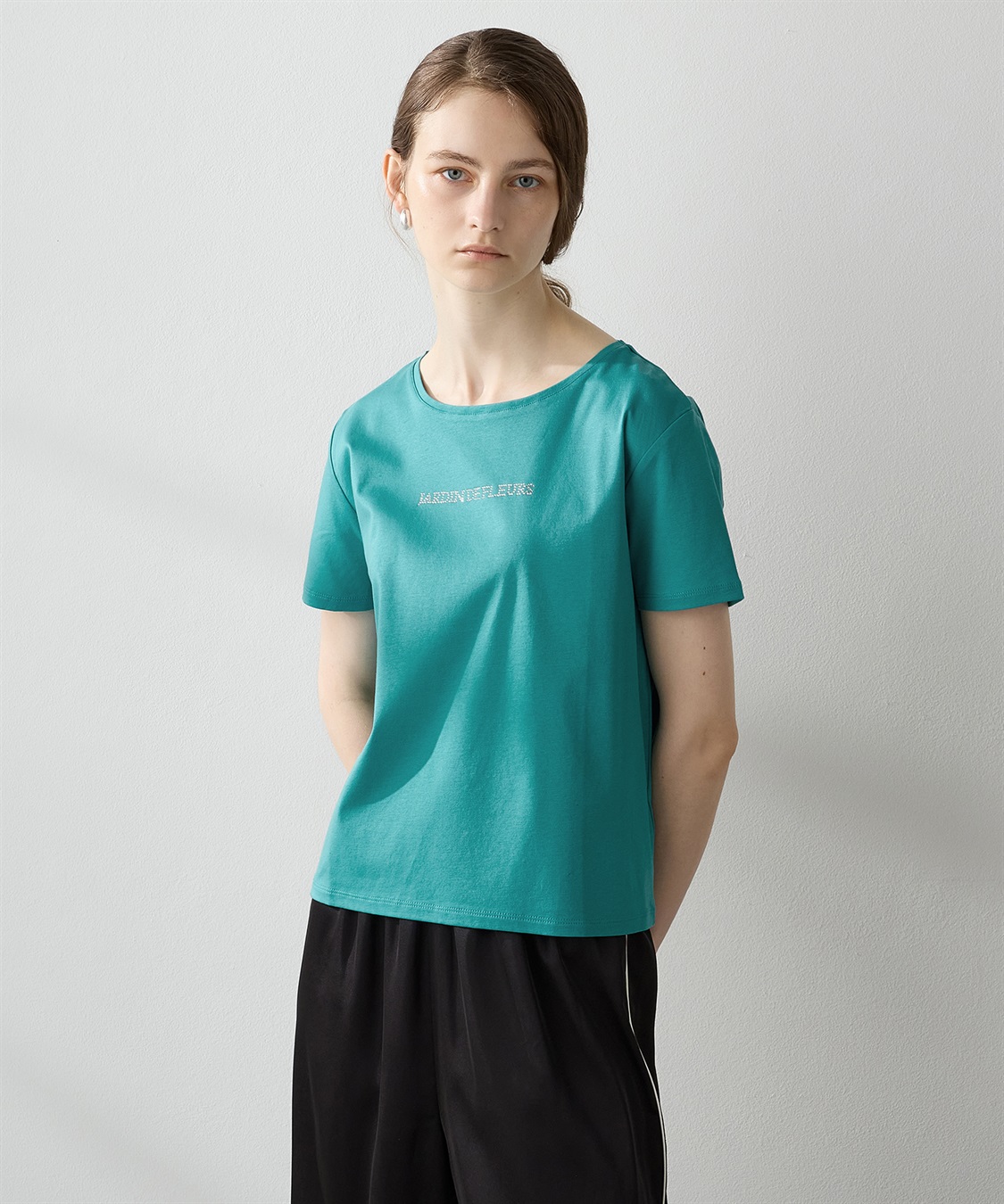 LE SOUK HOLIDAY 【接触冷感】ラインストーンTシャツ_sub_15