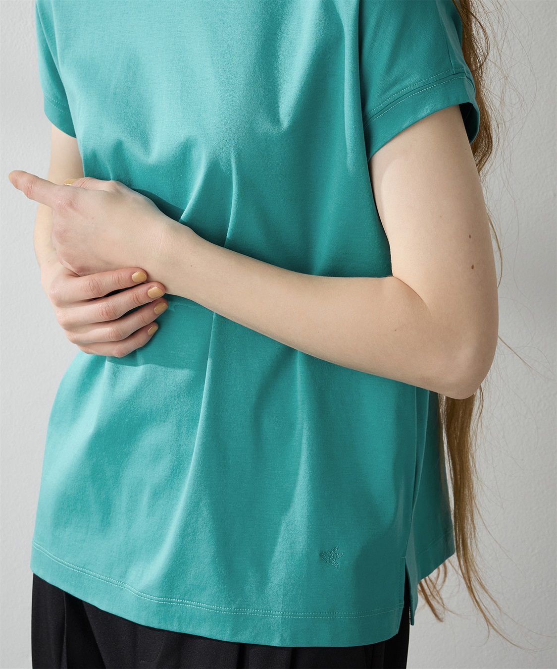 LE SOUK HOLIDAY 【接触冷感】モックネックTシャツ_sub_3