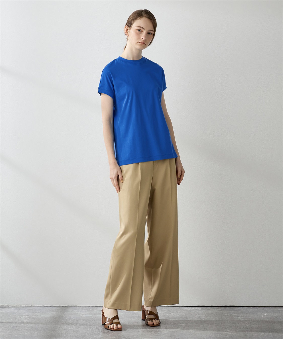 LE SOUK HOLIDAY 【接触冷感】モックネックTシャツ_sub_5