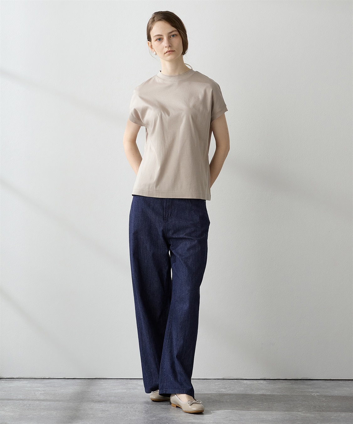 LE SOUK HOLIDAY 【接触冷感】モックネックTシャツ_sub_9