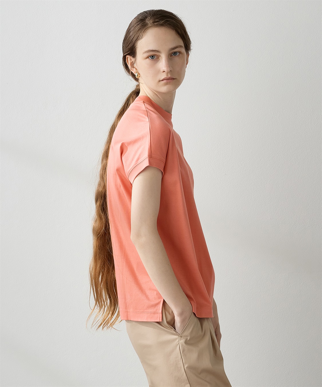 LE SOUK HOLIDAY 【接触冷感】モックネックTシャツ_sub_16