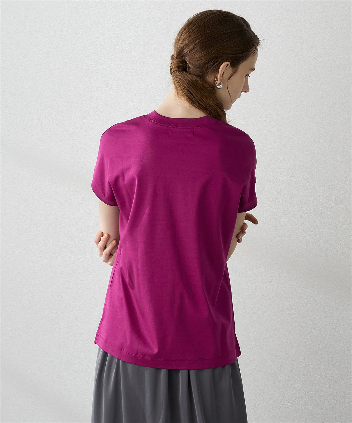 LE SOUK HOLIDAY 【接触冷感】モックネックTシャツ_sub_24