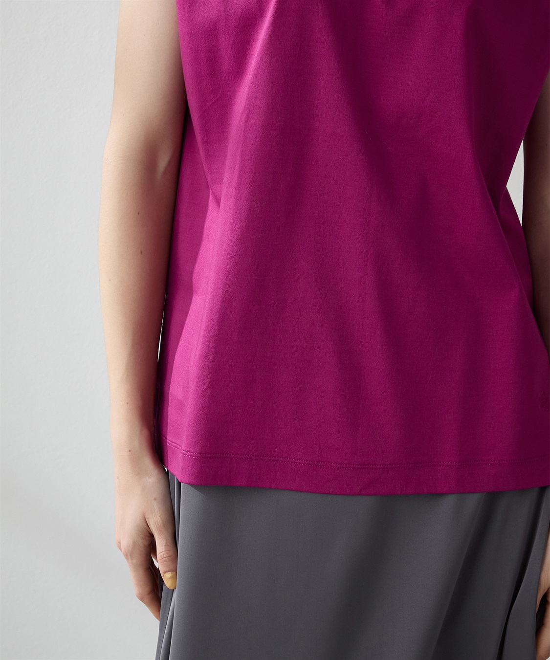 LE SOUK HOLIDAY 【接触冷感】モックネックTシャツ_sub_29