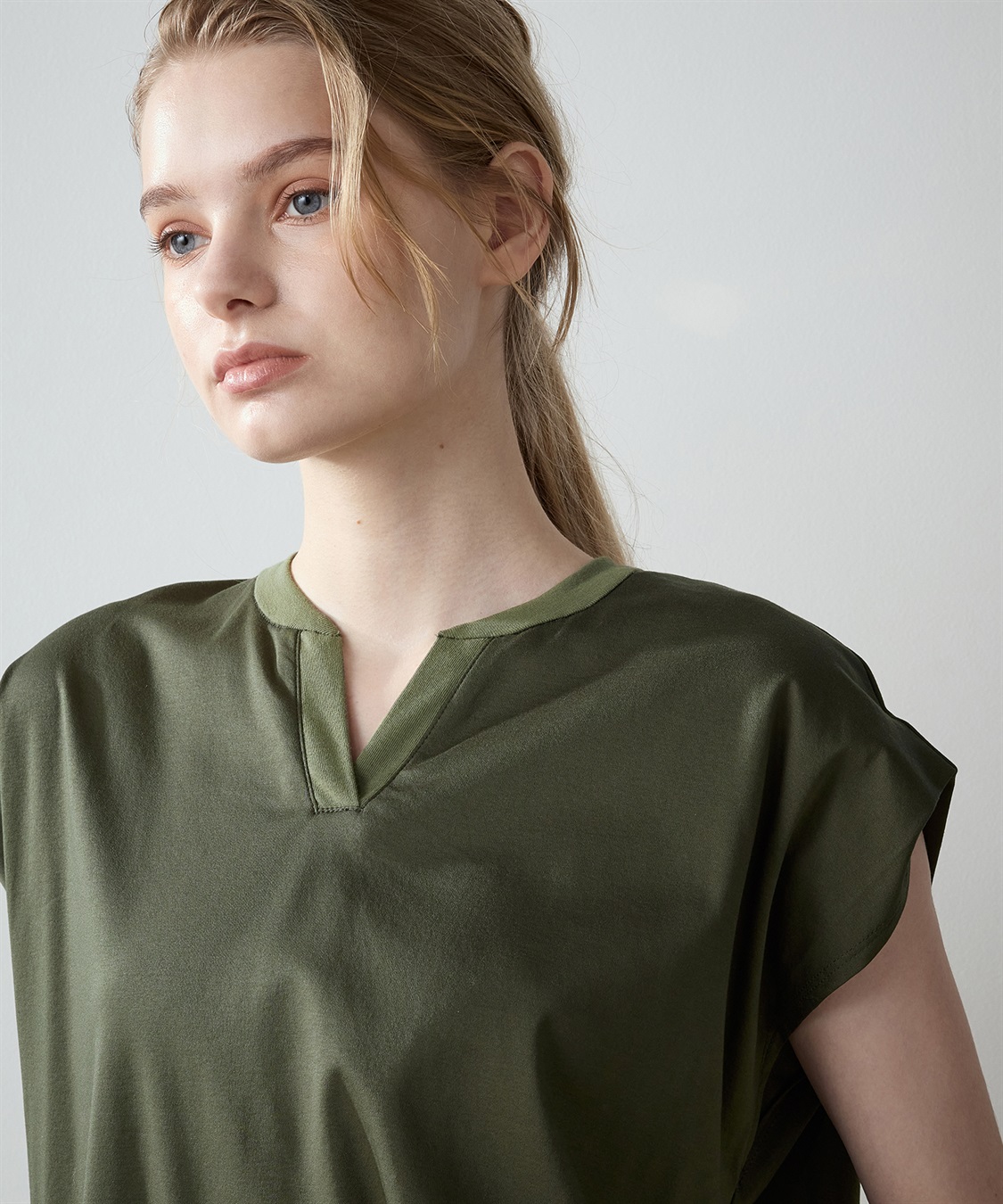 LE SOUK HOLIDAY 【接触冷感】スキッパーTシャツ_sub_7