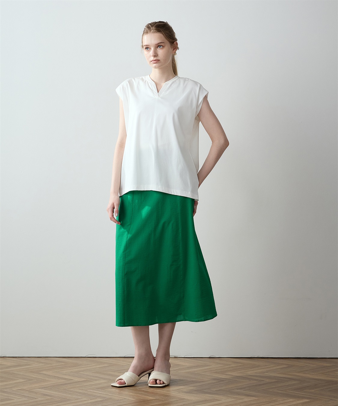 LE SOUK HOLIDAY 【接触冷感】スキッパーTシャツ_sub_12