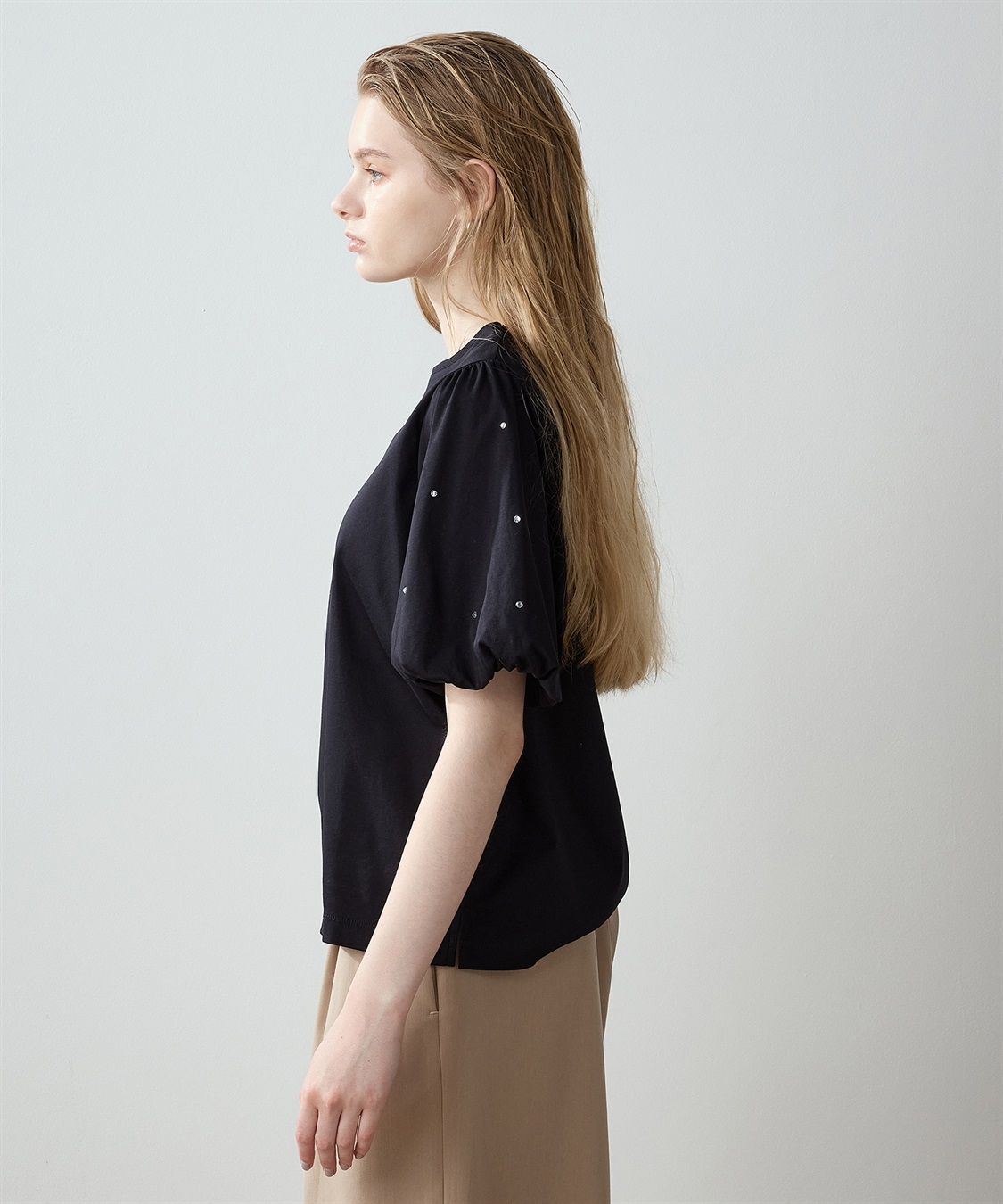 【LANVIN SPORT】接触冷感　フレンチスリーブシャツ　黒　ゴルフ　38 公式】 ランバン スポール | LANVIN SPORT
