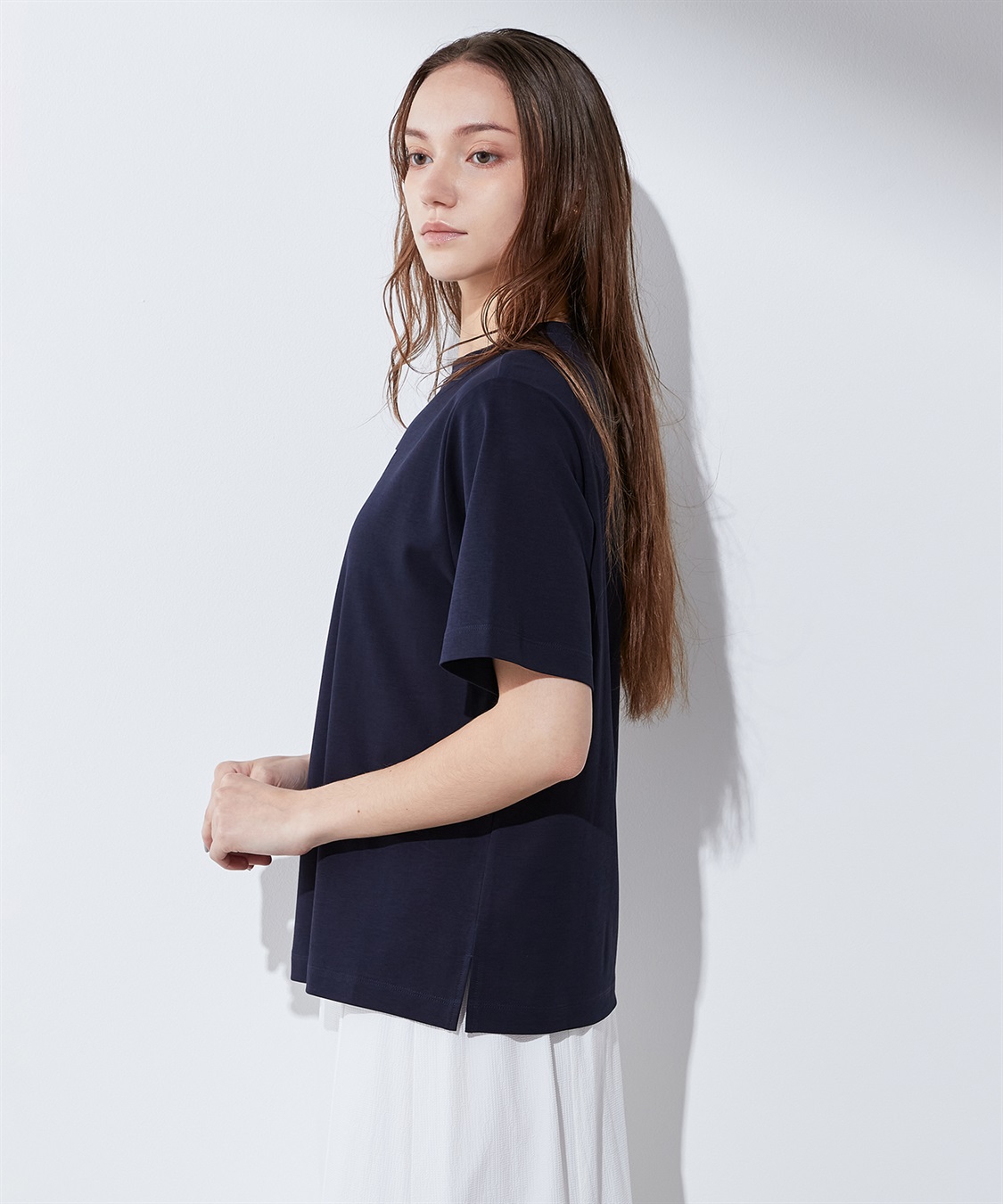 LE SOUK HOLIDAY 【接触冷感・汗じみ防止】ボックスロゴTシャツ_sub_2