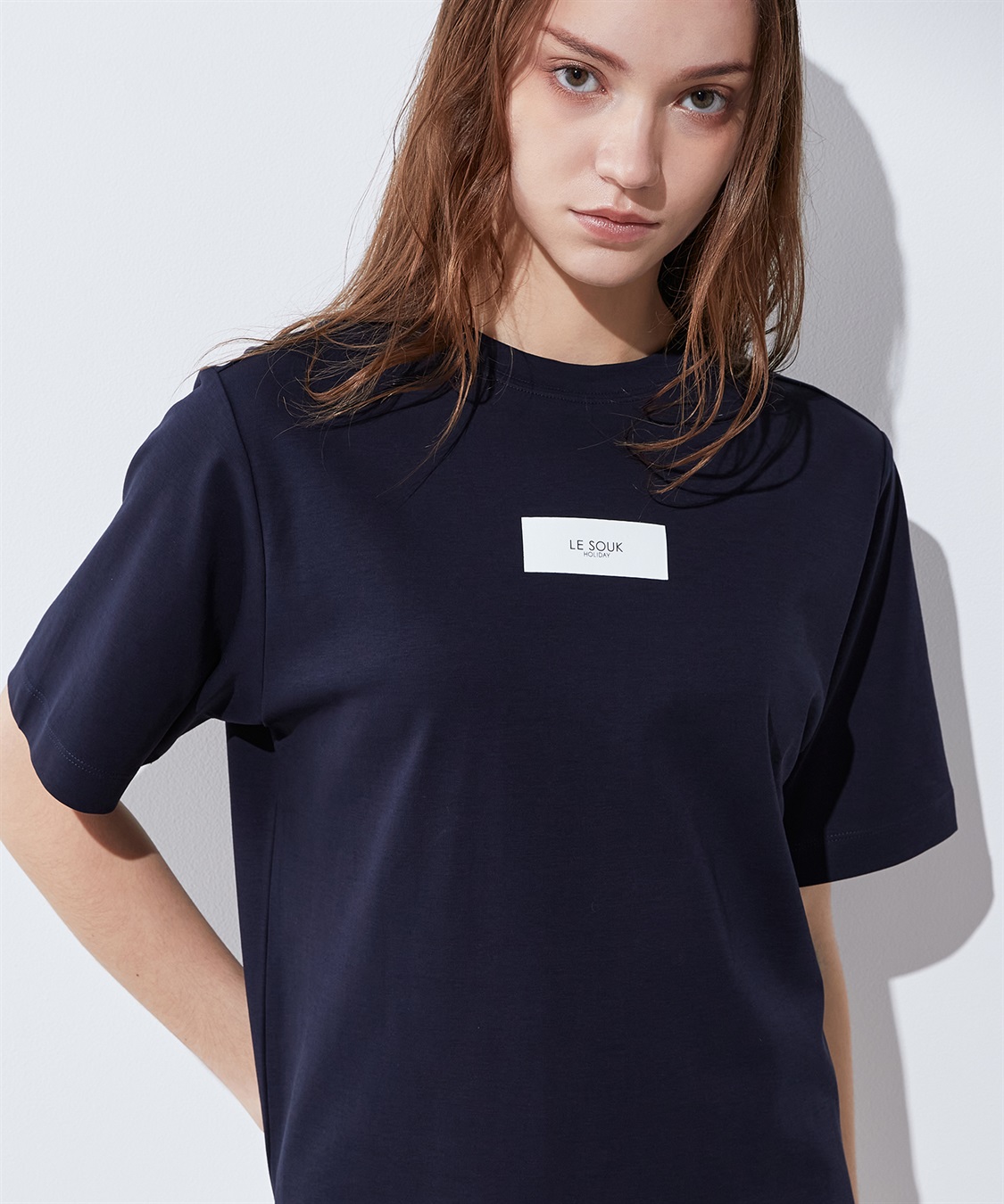 LE SOUK HOLIDAY 【接触冷感・汗じみ防止】ボックスロゴTシャツ_sub_6