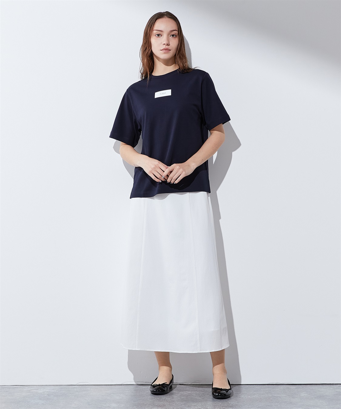 LE SOUK HOLIDAY 【接触冷感・汗じみ防止】ボックスロゴTシャツ_sub_7