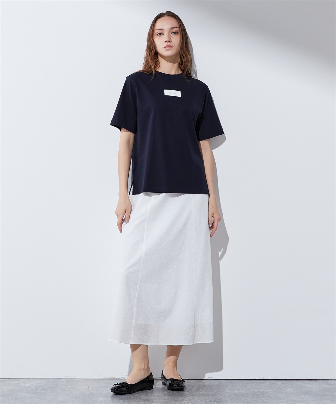 LE SOUK HOLIDAY 【接触冷感・汗じみ防止】ボックスロゴTシャツ_sub_8