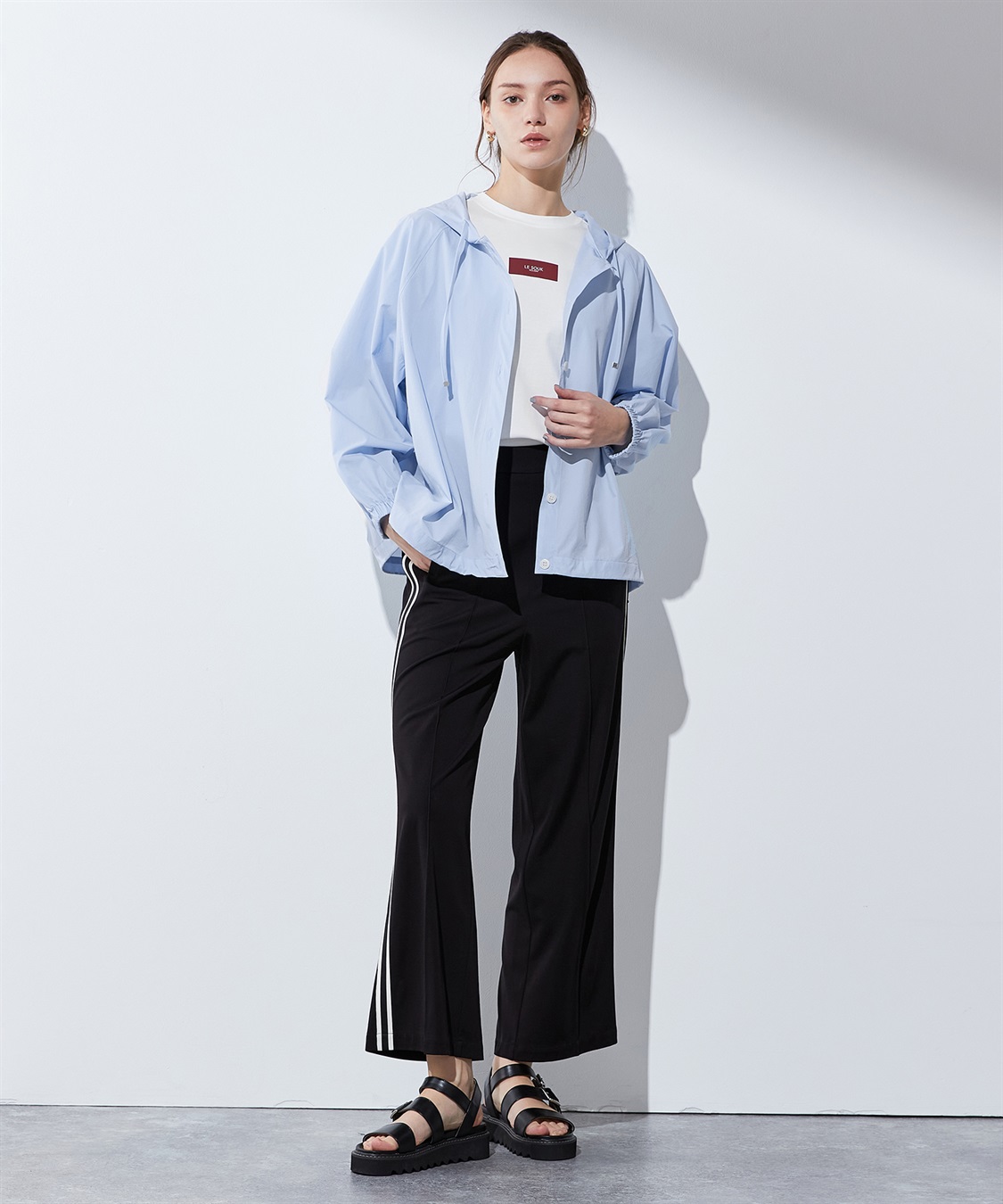 LE SOUK HOLIDAY 【接触冷感・汗じみ防止】ボックスロゴTシャツ_sub_11