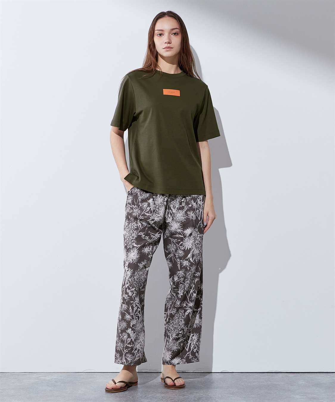 LE SOUK HOLIDAY 【接触冷感・汗じみ防止】ボックスロゴTシャツ_sub_15