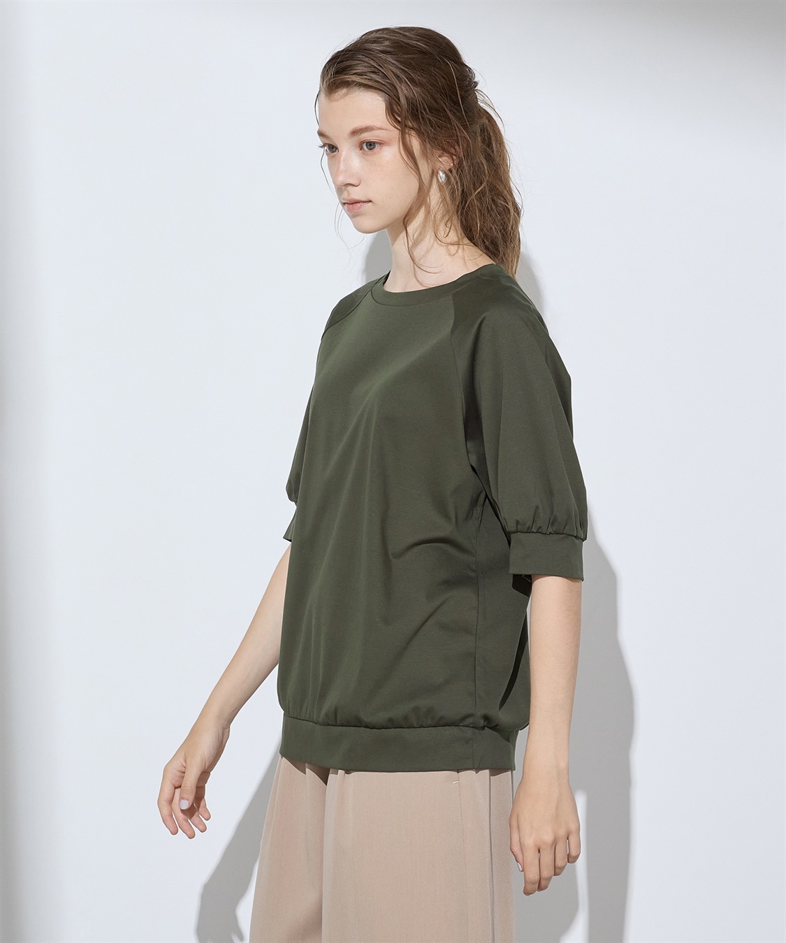 LE SOUK HOLIDAY 【接触冷感】クルーネックTシャツ_sub_1