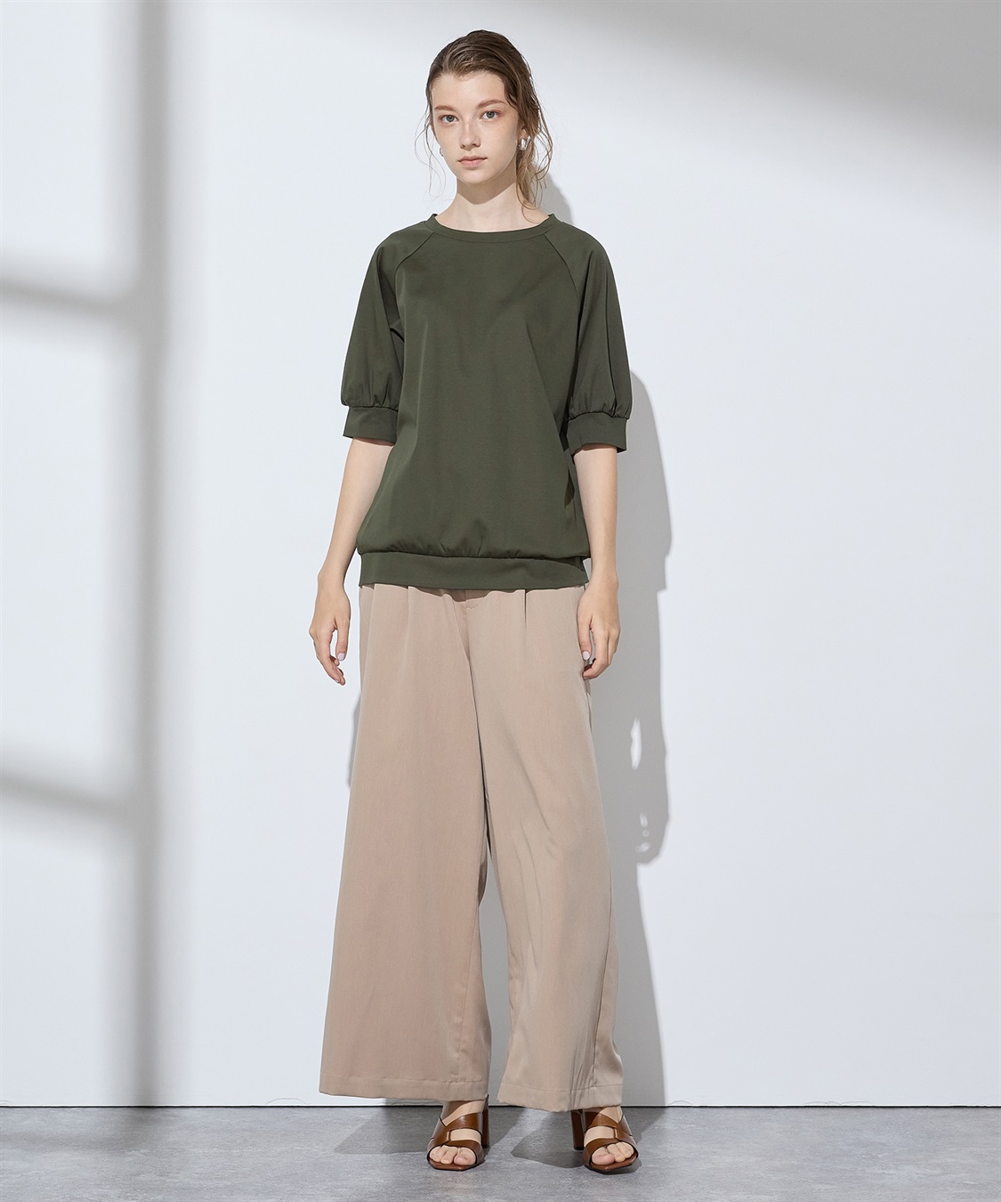 LE SOUK HOLIDAY 【接触冷感】クルーネックTシャツ_sub_7