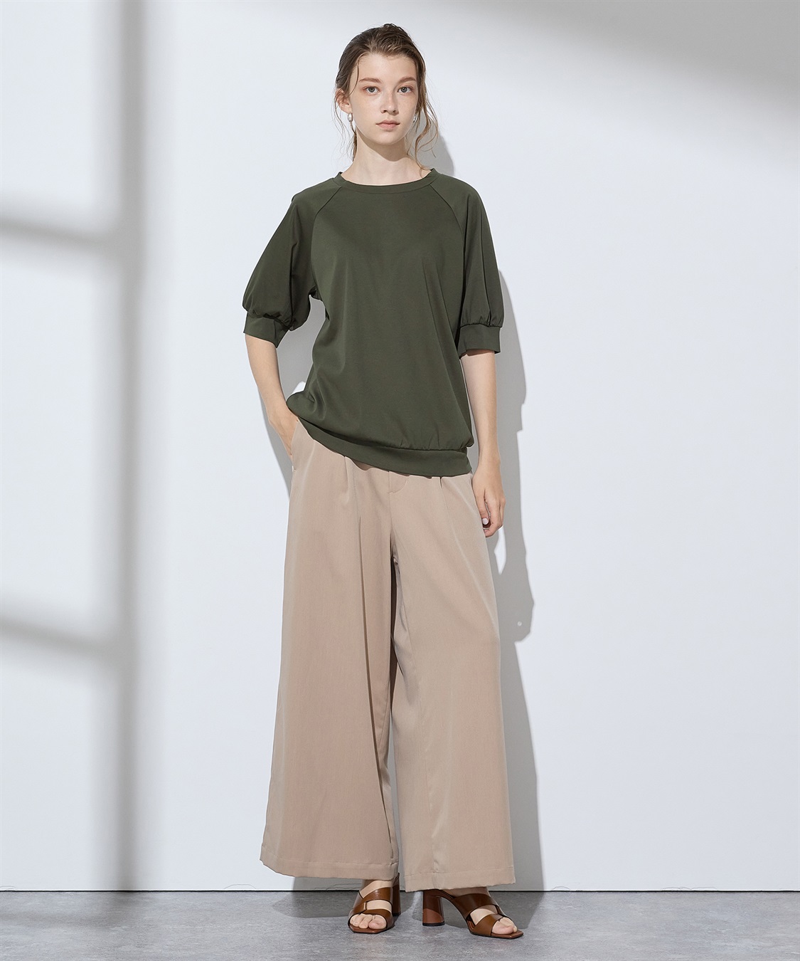 LE SOUK HOLIDAY 【接触冷感】クルーネックTシャツ_sub_8