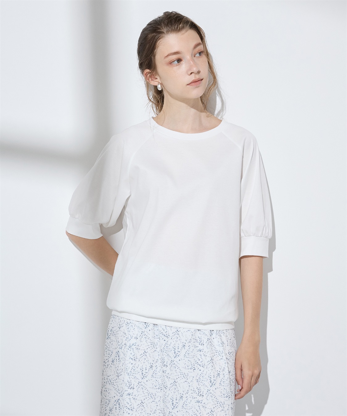 LE SOUK HOLIDAY 【接触冷感】クルーネックTシャツ_sub_9