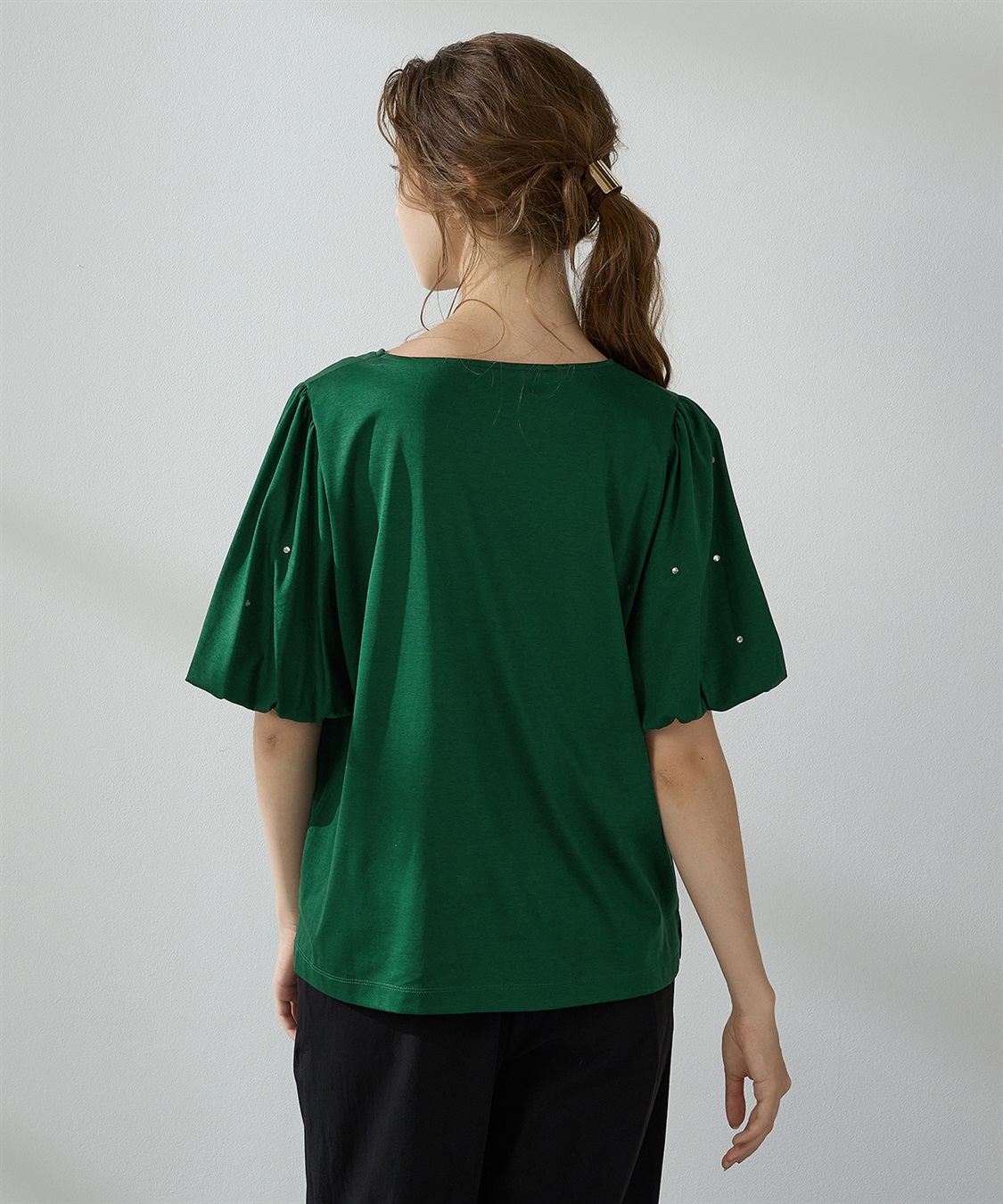 LE SOUK HOLIDAY 【接触冷感】バルーンスリーブTシャツ_sub_4