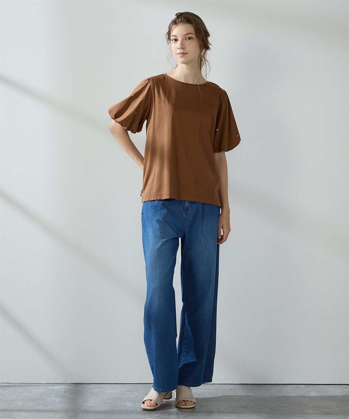 LE SOUK HOLIDAY 【接触冷感】バルーンスリーブTシャツ_sub_12