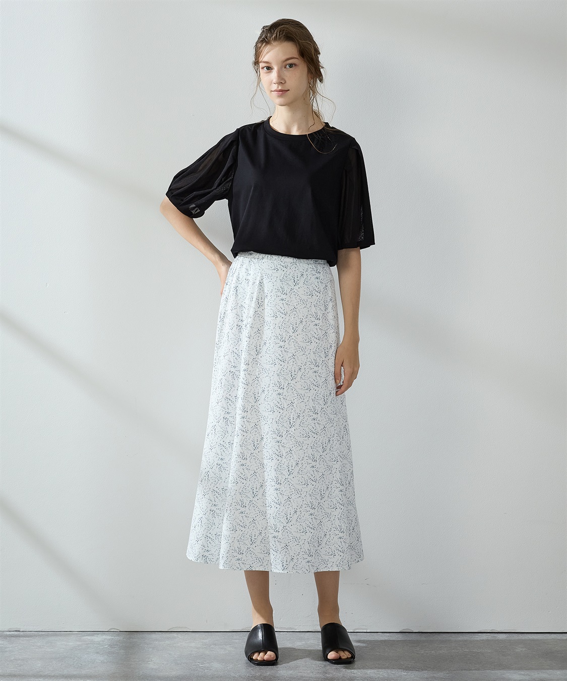 LE SOUK HOLIDAY 【接触冷感】チュールスリーブプルオーバー_sub_11