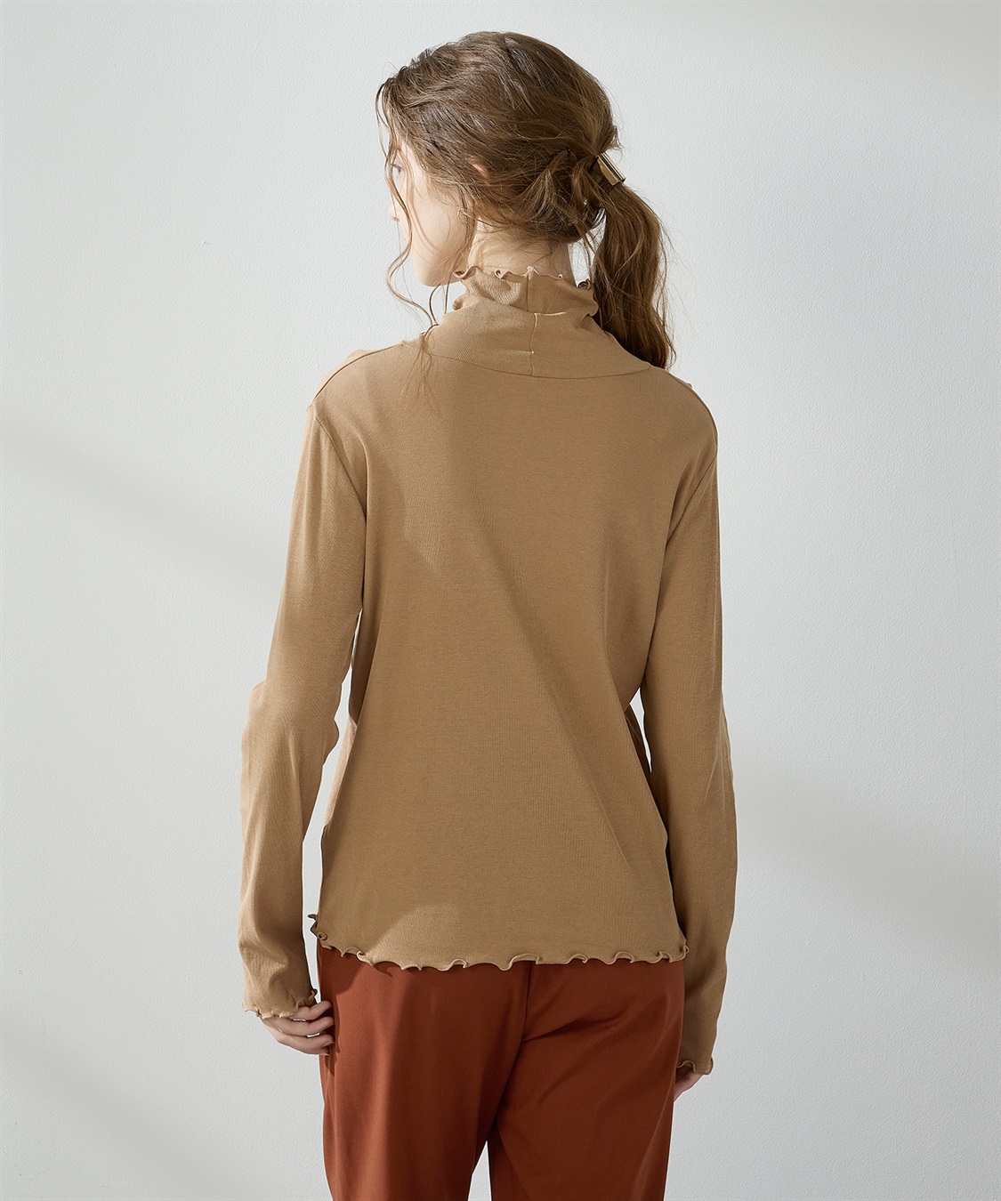 LE SOUK HOLIDAY 強撚ハイネックプルオーバー_sub_3