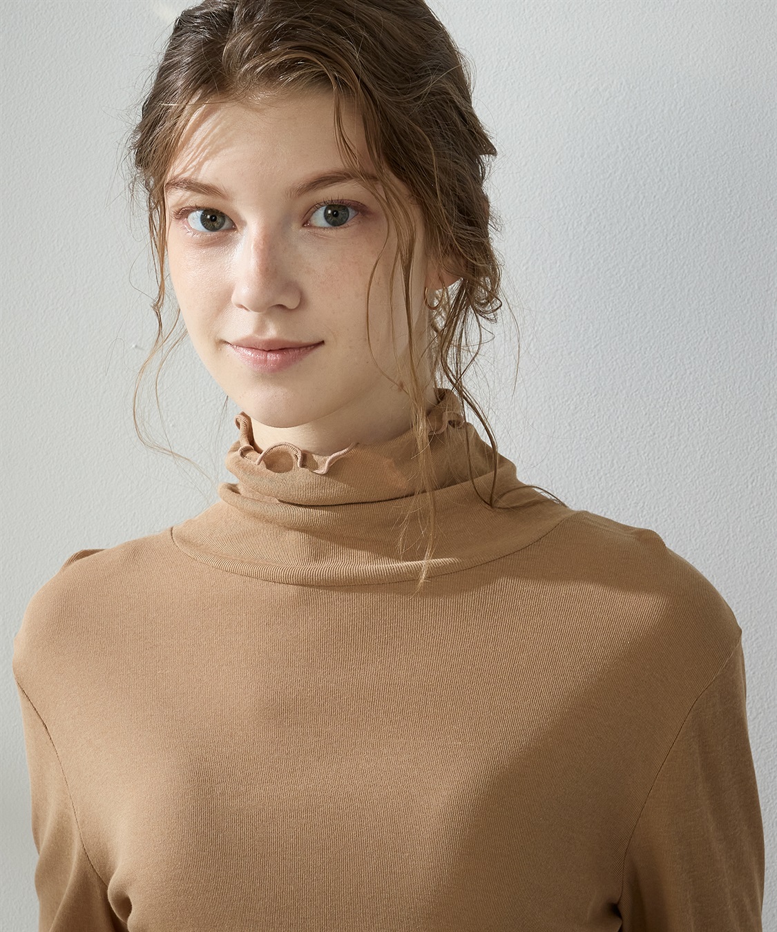 lelill◆25SS/ハイテク2WAY H/Sプルオーバー/38/ポリエステル/GRY/12531812 lelill レリル【日本製】ハイテクワッフル オーバーサイズT