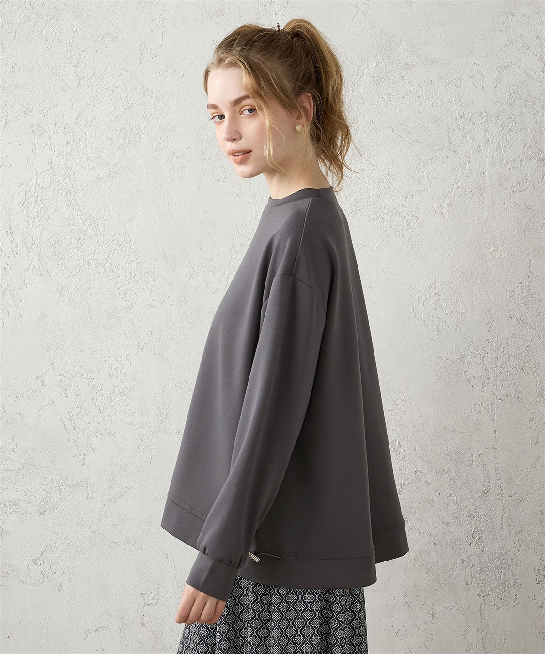 LE SOUK HOLIDAY ドロストヘム プルオーバー_sub_2