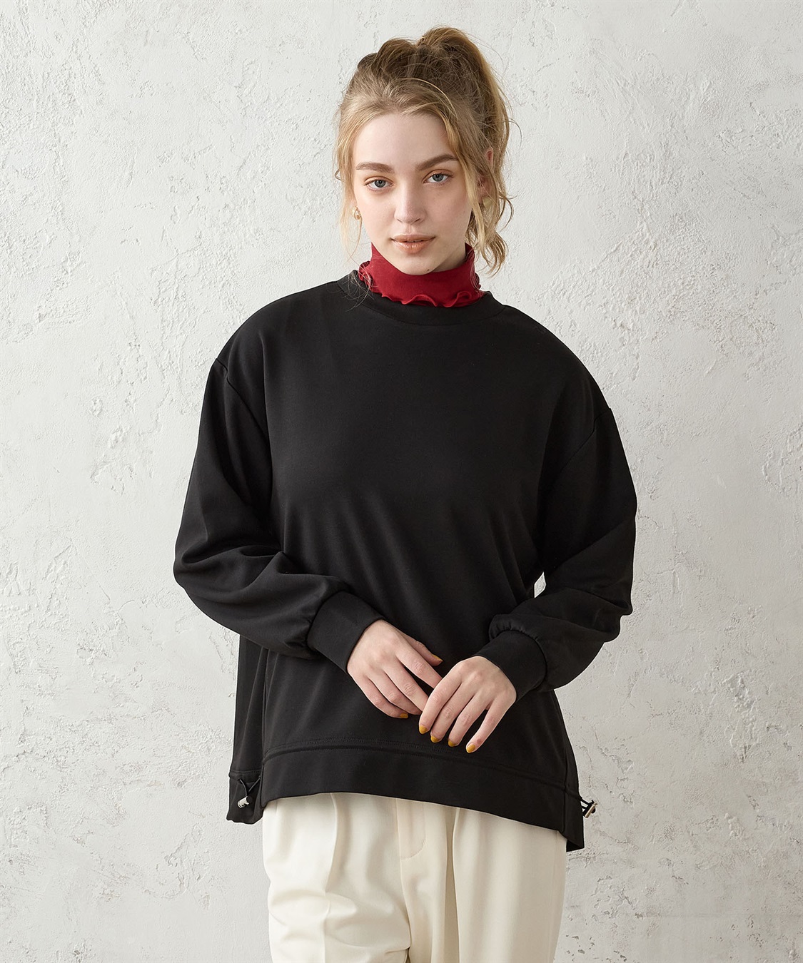 LE SOUK HOLIDAY ドロストヘム プルオーバー_sub_11