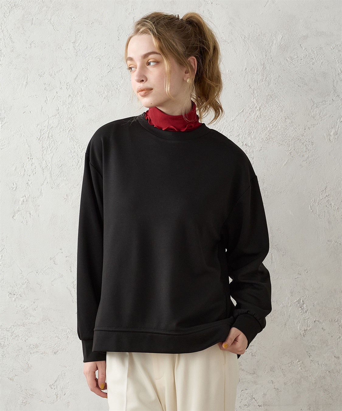 LE SOUK HOLIDAY ドロストヘム プルオーバー_sub_12