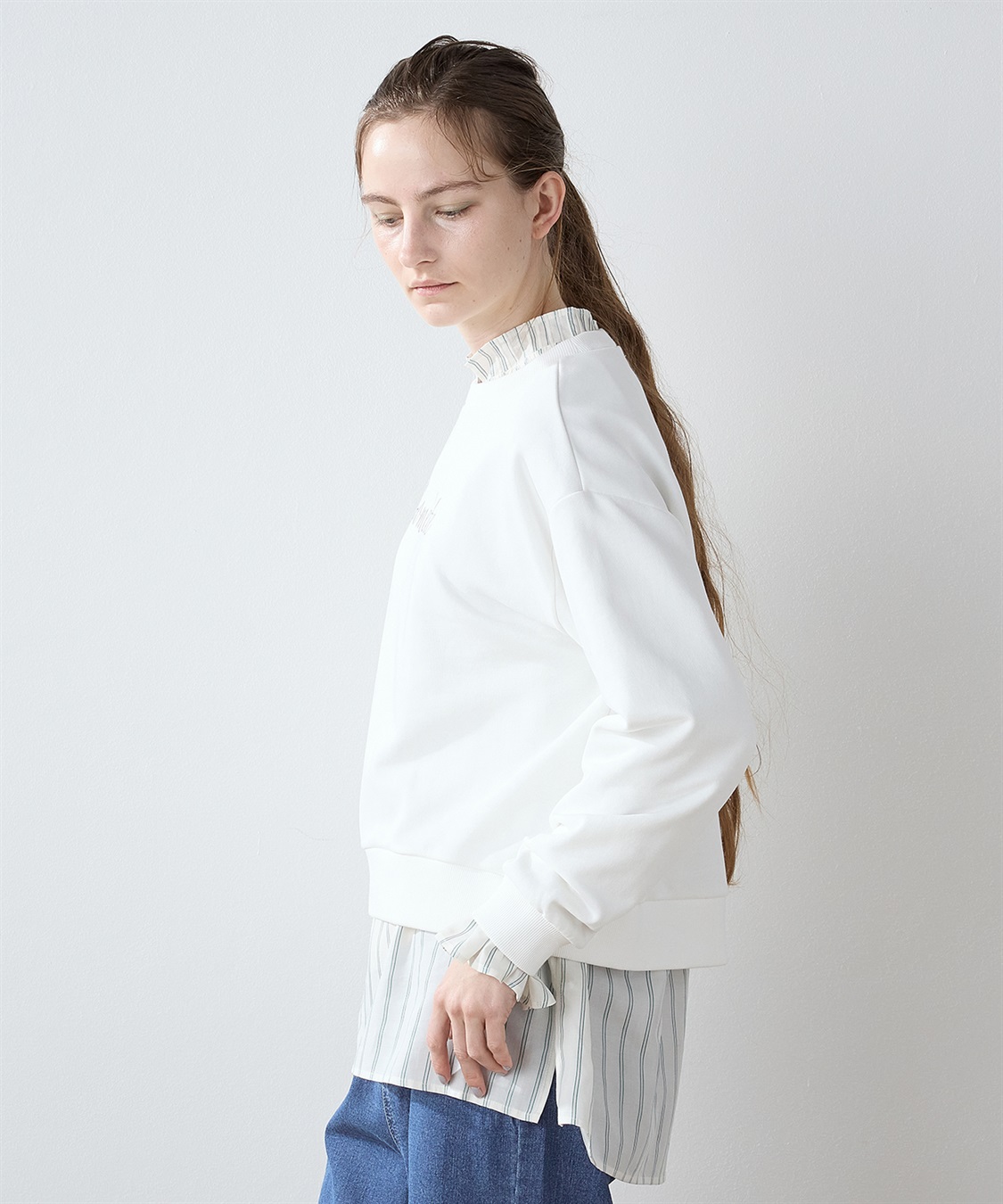 LE SOUK HOLIDAY 箔ロゴプリント プルオーバー_sub_3