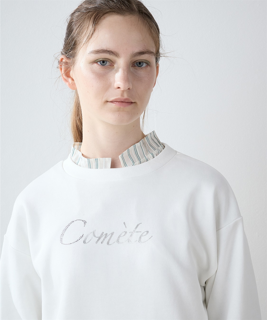 LE SOUK HOLIDAY 箔ロゴプリント プルオーバー_sub_7