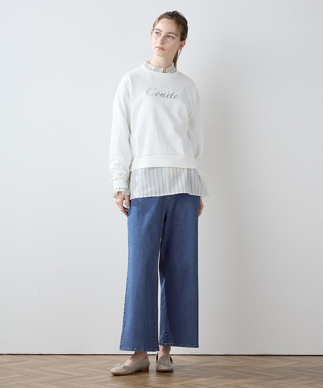 LE SOUK HOLIDAY 箔ロゴプリント プルオーバー_sub_10