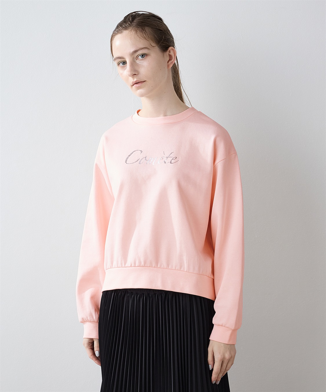 LE SOUK HOLIDAY 箔ロゴプリント プルオーバー_sub_12