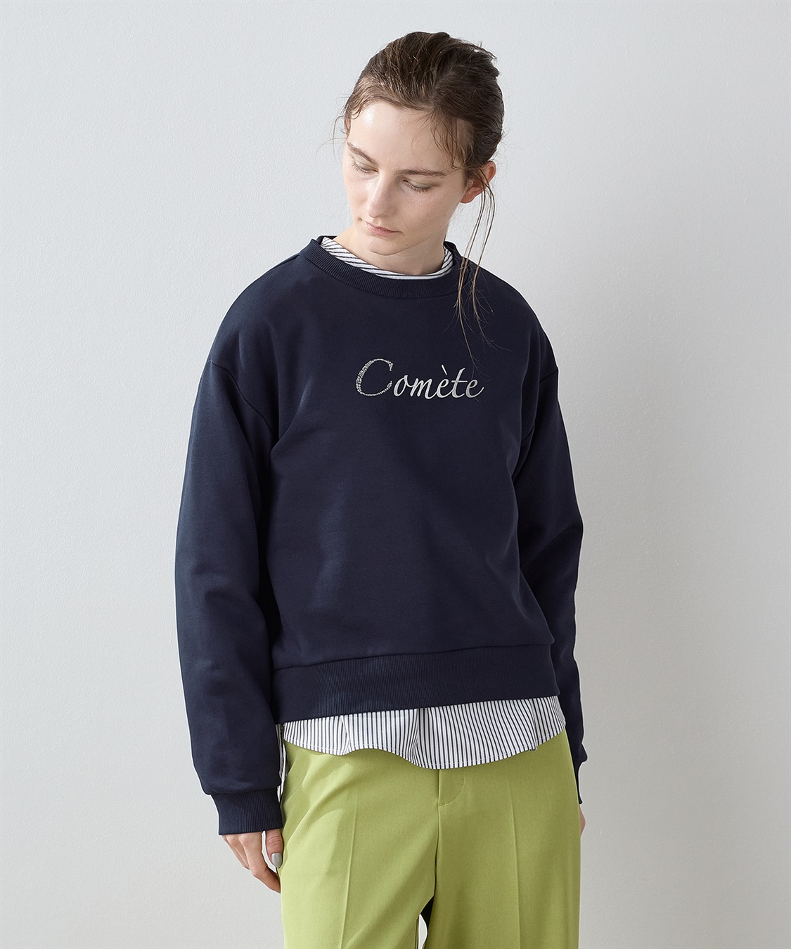 LE SOUK HOLIDAY 箔ロゴプリント プルオーバー_sub_17