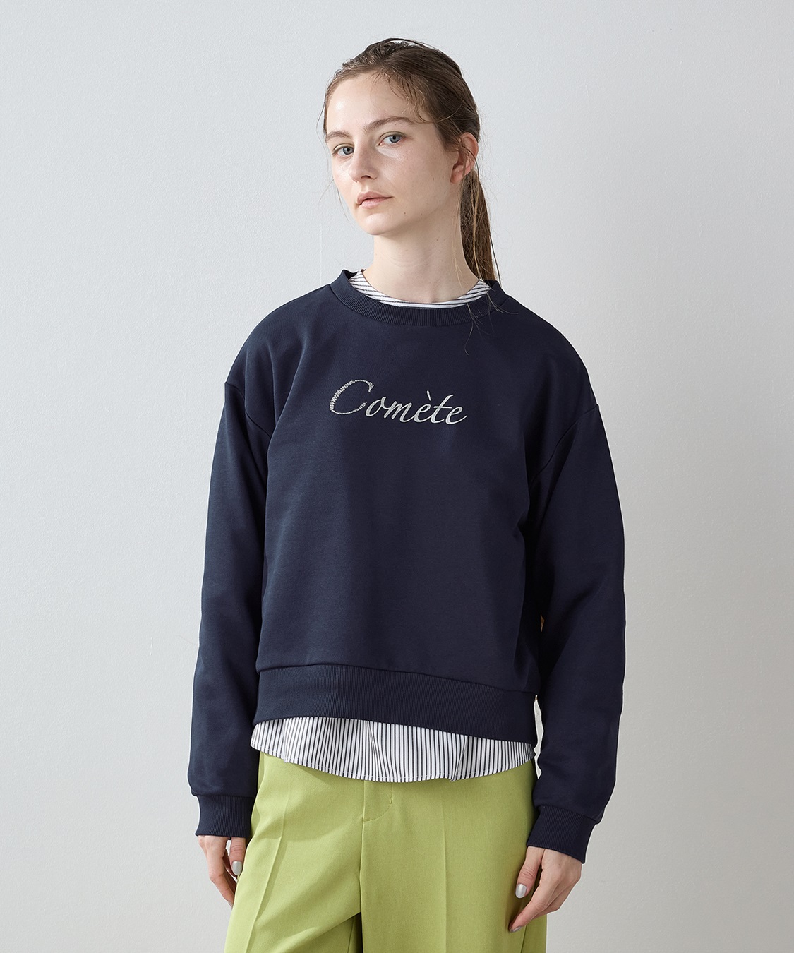 LE SOUK HOLIDAY 箔ロゴプリント プルオーバー_sub_18