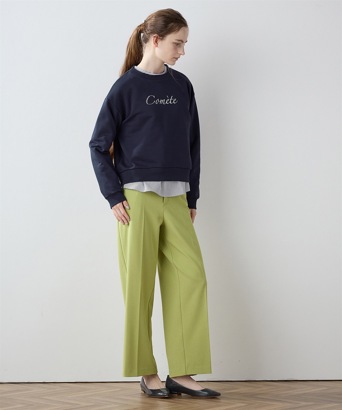 LE SOUK HOLIDAY 箔ロゴプリント プルオーバー_sub_21