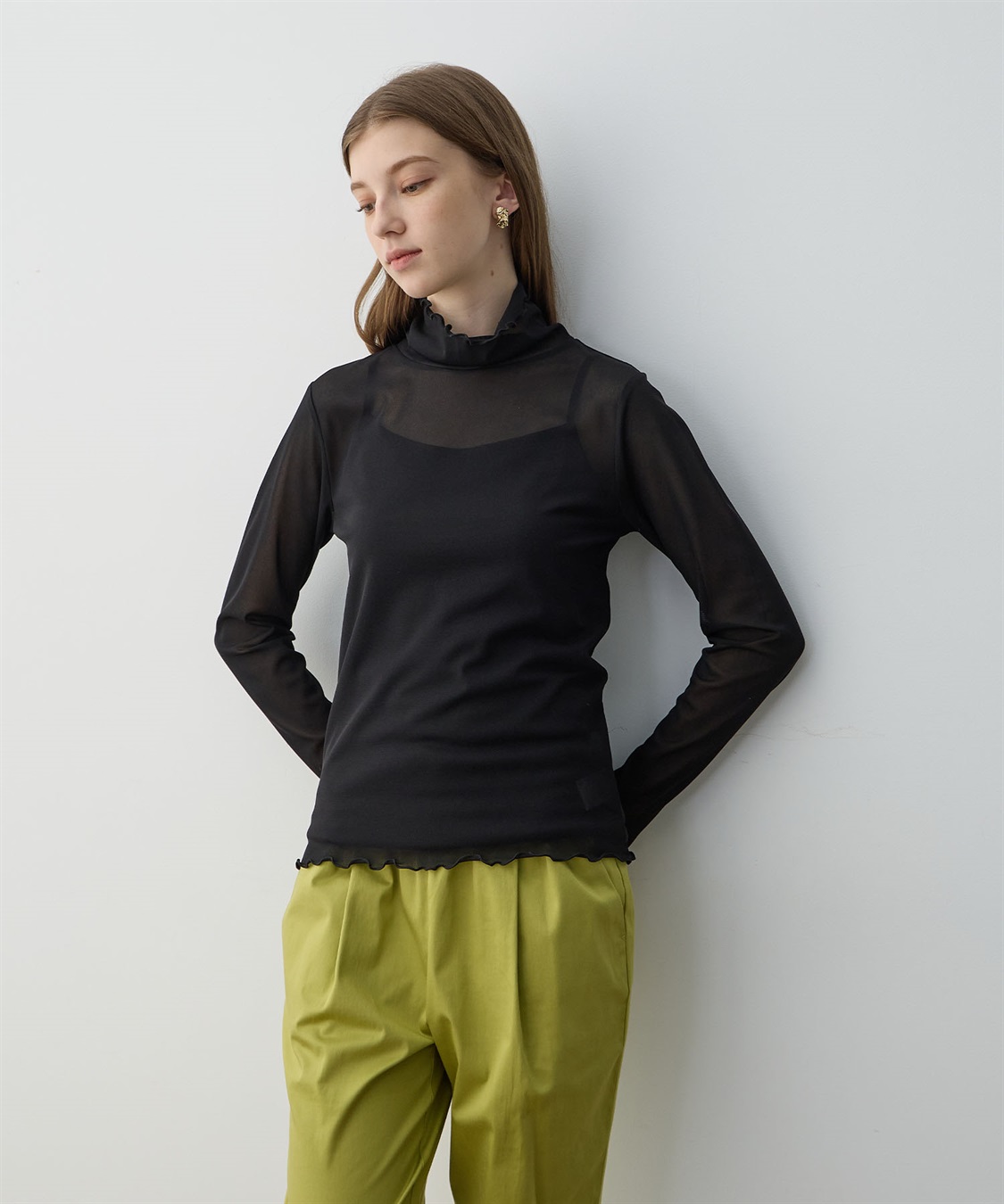 LE SOUK HOLIDAY チュールハイネックプルオーバー_sub_2