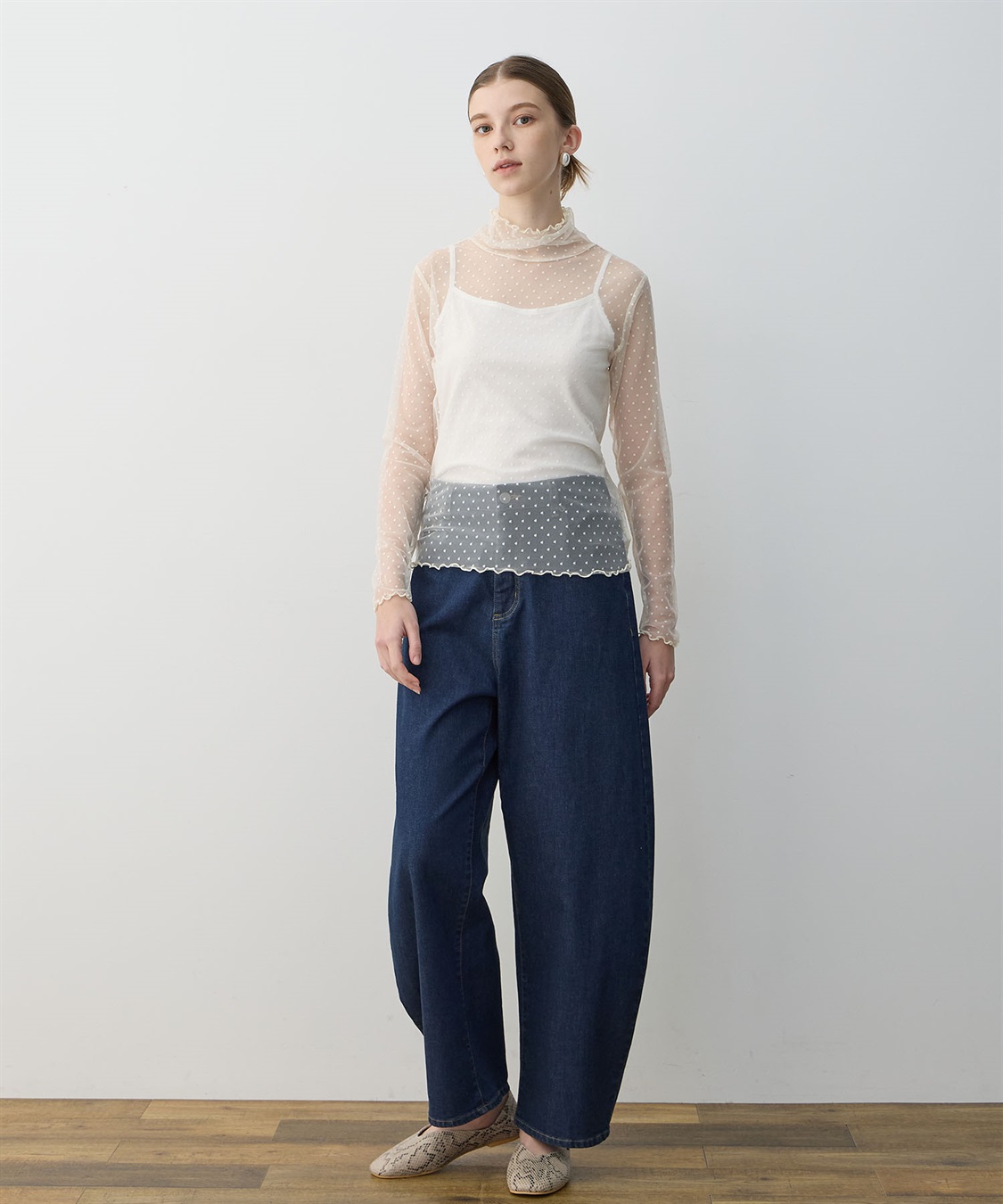 LE SOUK HOLIDAY チュールハイネックプルオーバー_sub_16