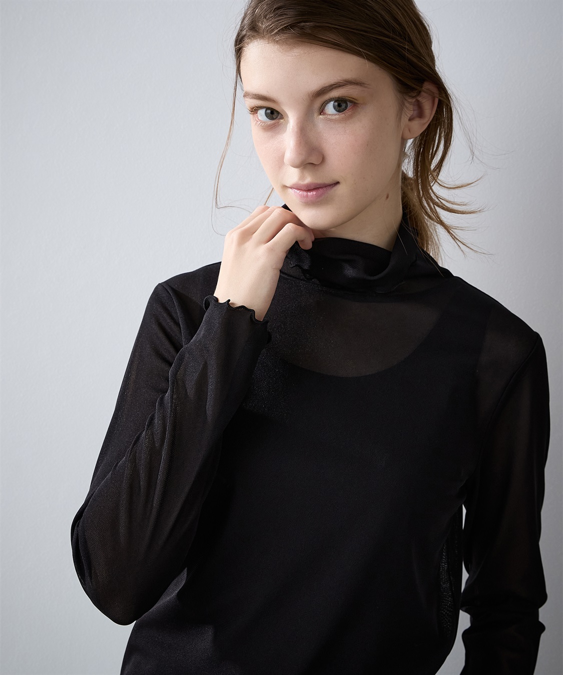 LE SOUK HOLIDAY チュールハイネックプルオーバー_sub_22