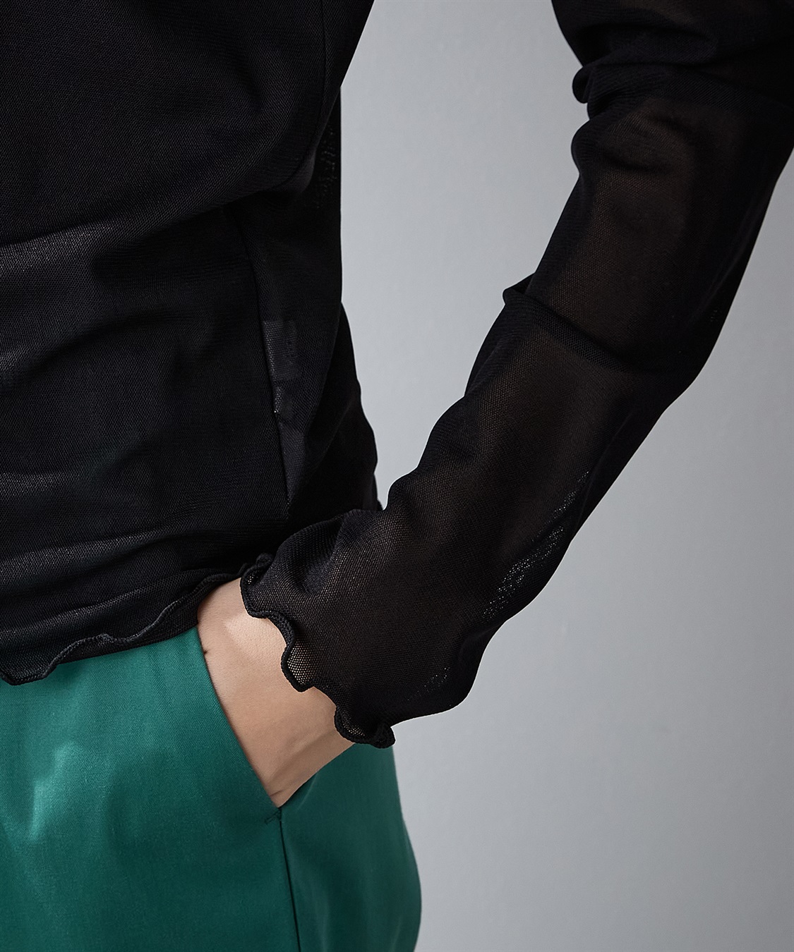 LE SOUK HOLIDAY チュールハイネックプルオーバー_sub_23