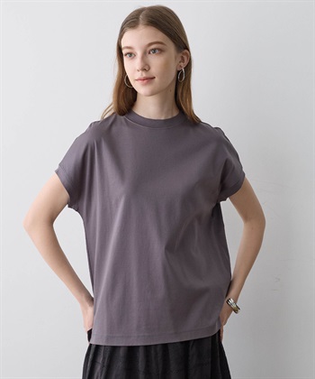 LE SOUK HOLIDAY 【接触冷感】カラーモックネックTシャツ_subthumb_6