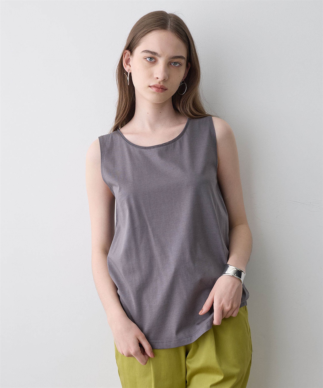 LE SOUK HOLIDAY クルーネックタンクトップ_sub_1